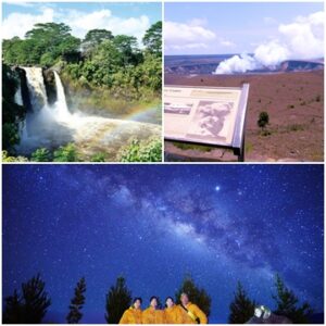 火山とマウナケア山麓星空ツアー